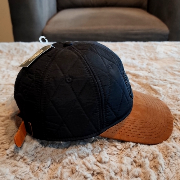 Men's Timberland Hat with Brown Suede Bib and Black Thinsulate Top (NEW&NICE) - Picture 2 of 3